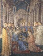 Sandro Botticelli Fra Angelico,Ordination of St Lawrence (mk36) oil on canvas